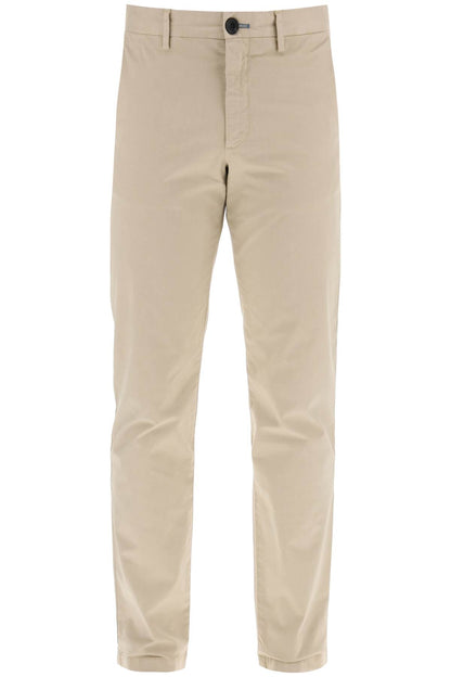 Cotton Stretch Chino Pants For  - Beige