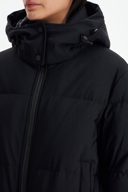 Misti Short Down Jacket  - Black