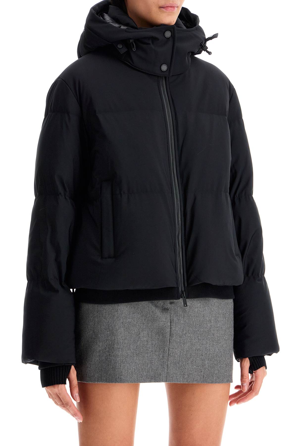 Misti Short Down Jacket  - Black