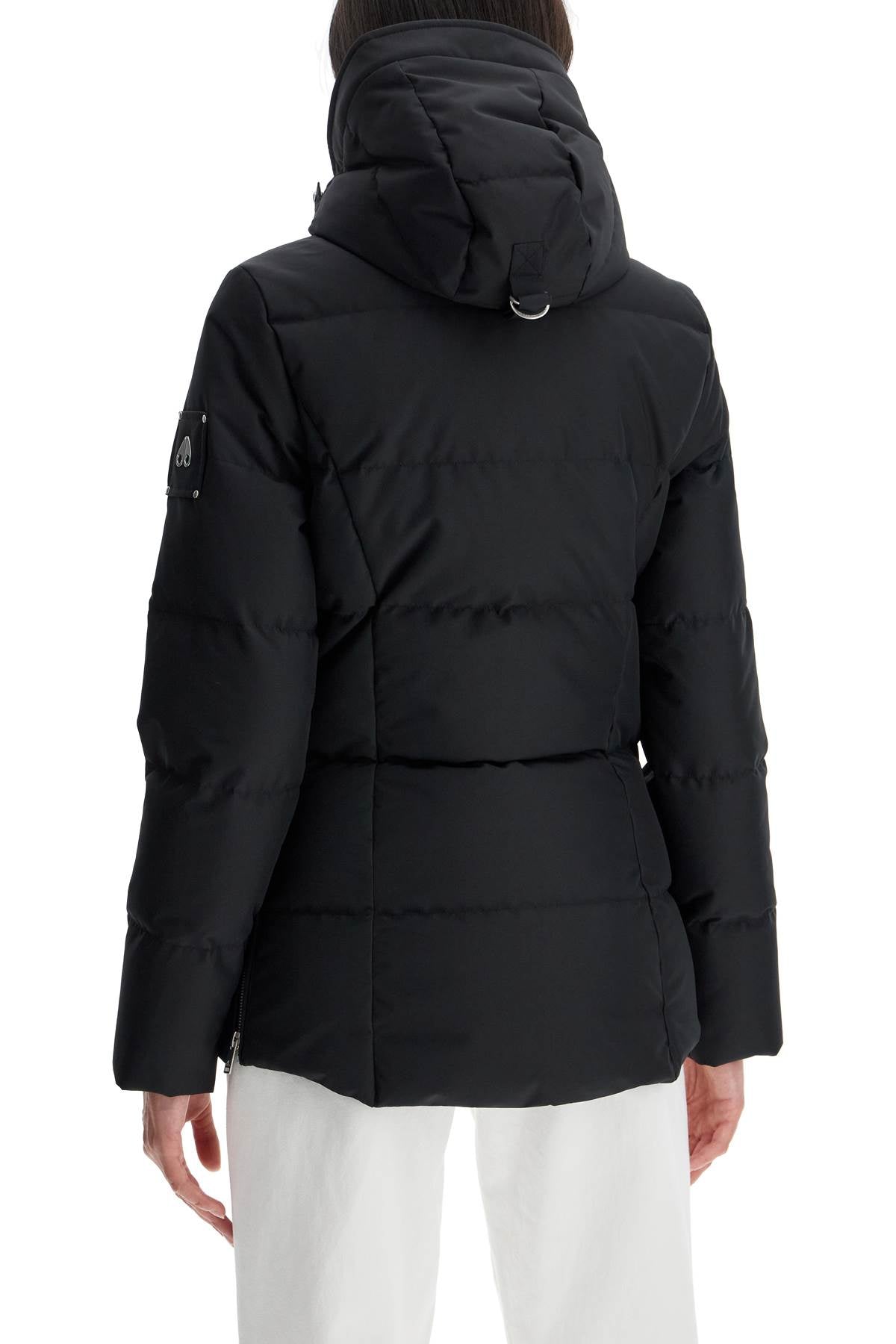 Cloud 3q Down Jacket With She  - Black