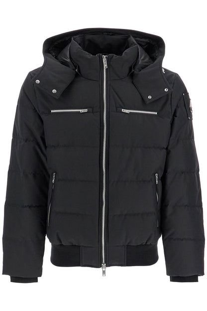 Cloud Hooded Down Jacket  - Black