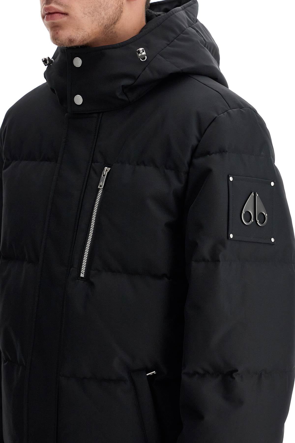 Cloud 3q Hooded Down  - Black