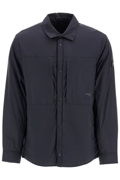 Ash Nylon Shirt-style Jacket  - Black