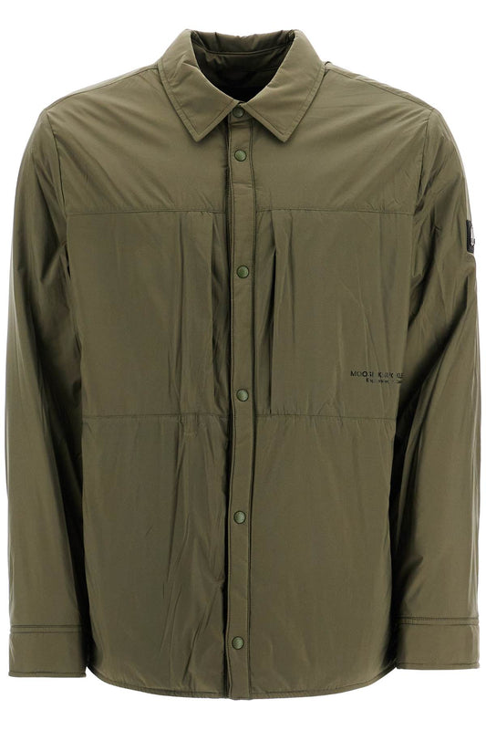 Ash Nylon Shirt-style Jacket  - Green