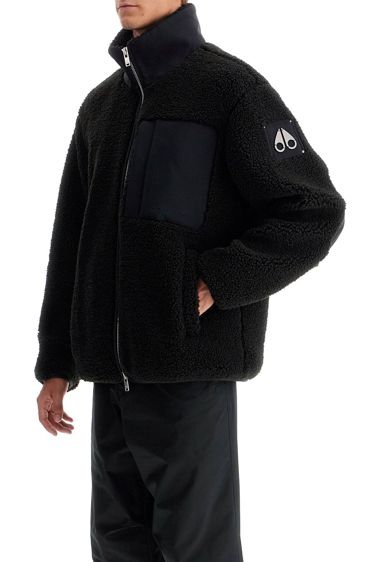 Eco-fur Jacket  - Black