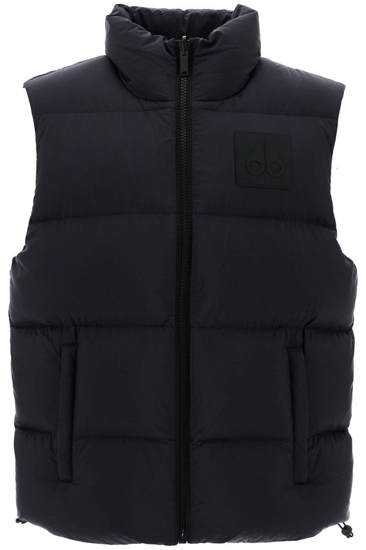 Reversible Down-filled Vest  - Black