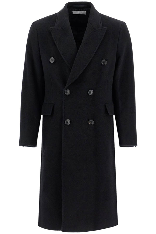 Whale Wool And Mohair Coat  - Nero