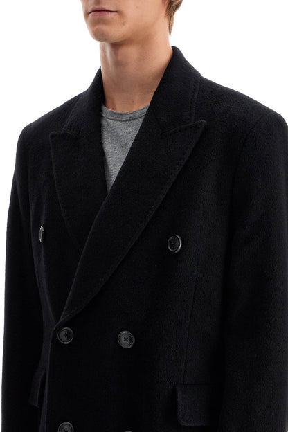 Whale Wool And Mohair Coat  - Nero