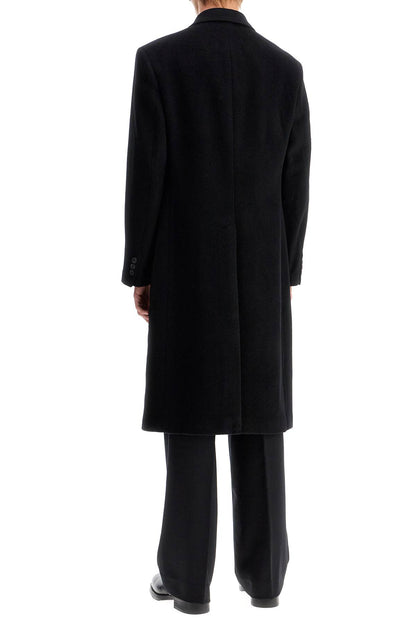 Whale Wool And Mohair Coat  - Nero