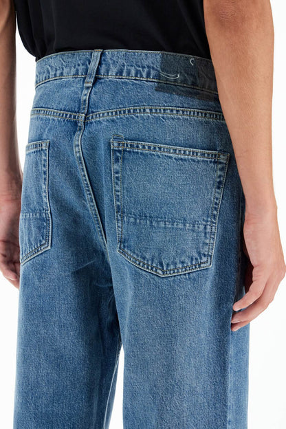 Straight Cut Third Denim Jeans  - Blue