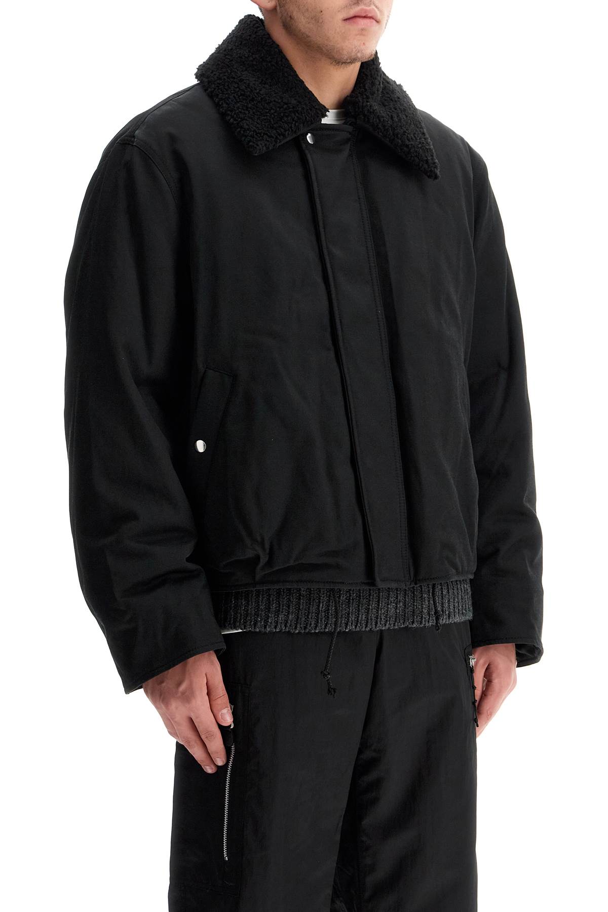 Twill Ace Jacket In Italian  - Black