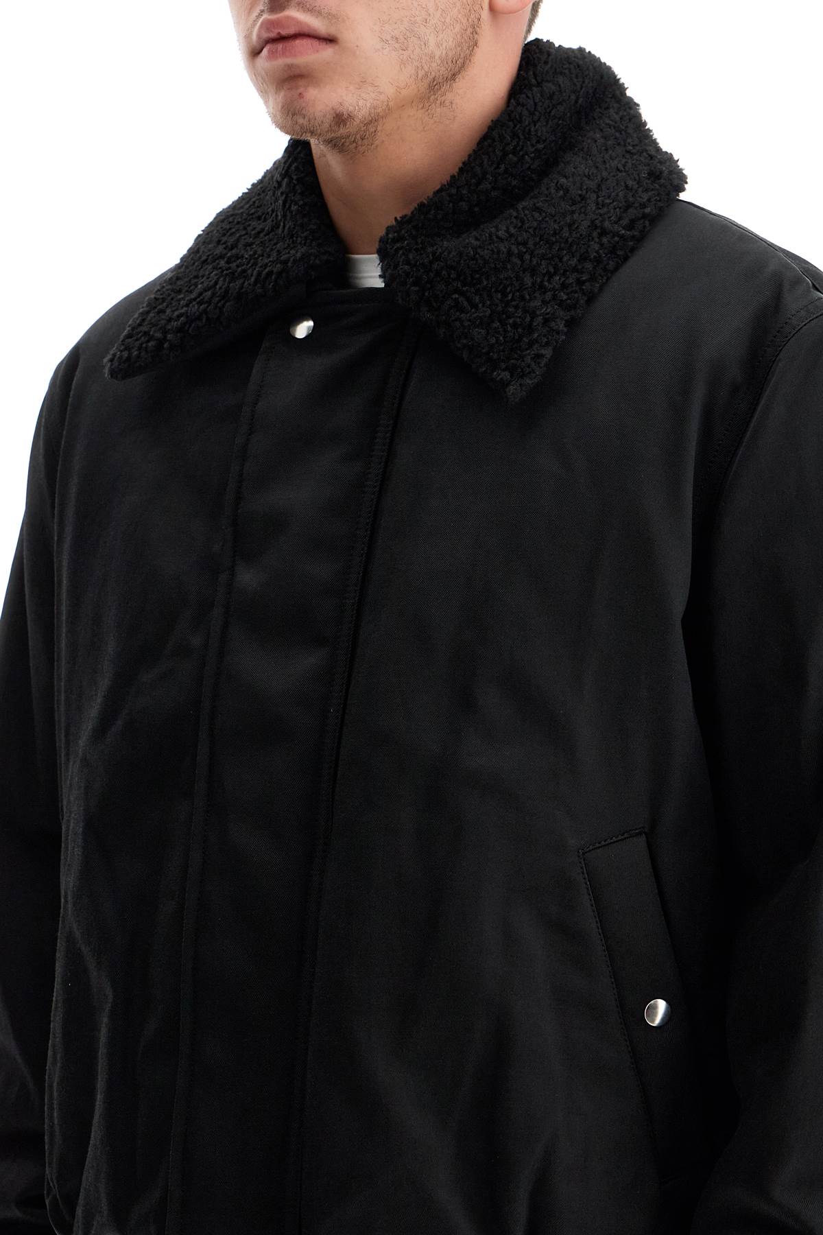 Twill Ace Jacket In Italian  - Black