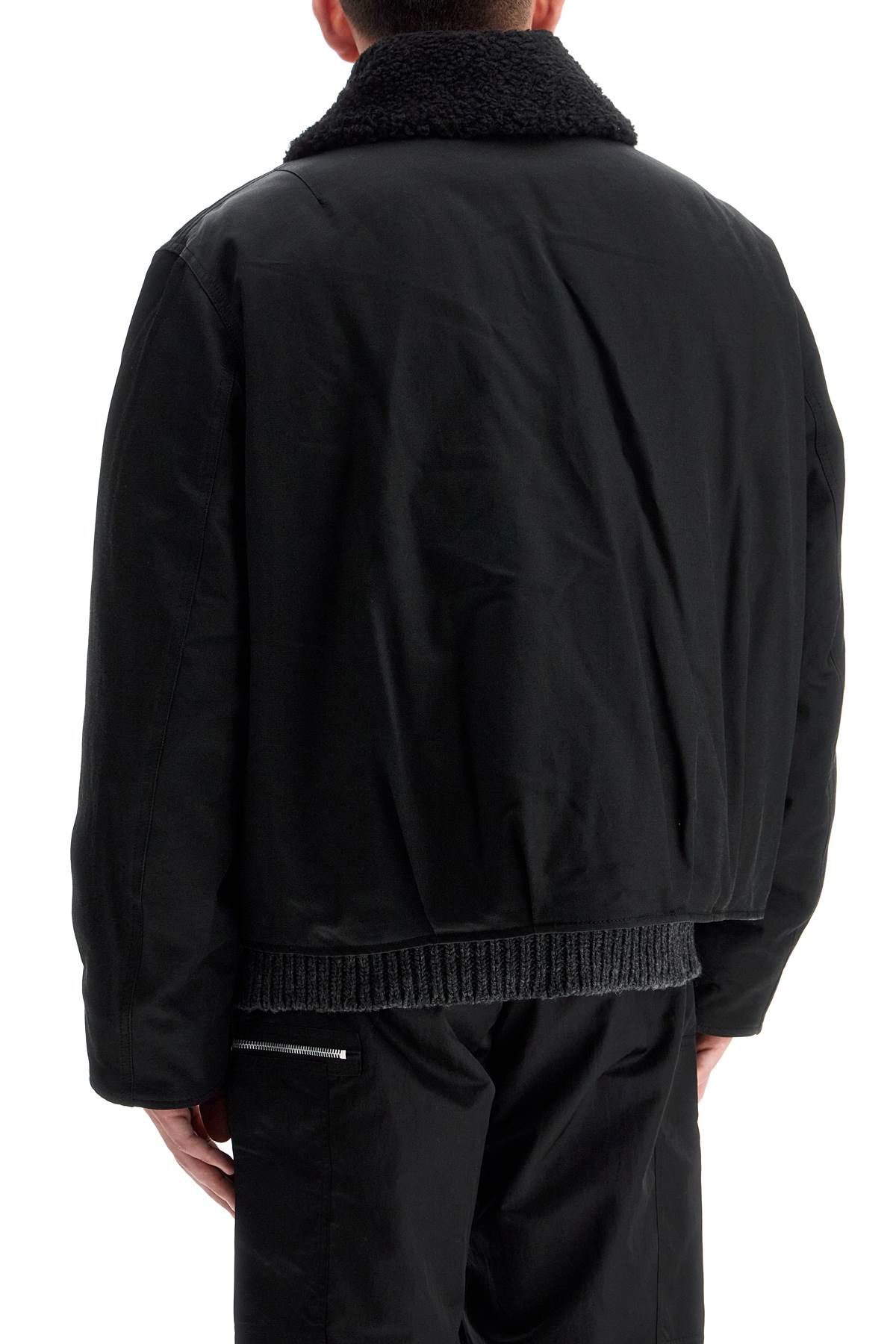 Twill Ace Jacket In Italian  - Black