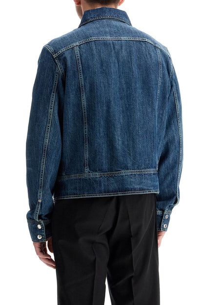 Denim Trucker Jacket For  - Blue