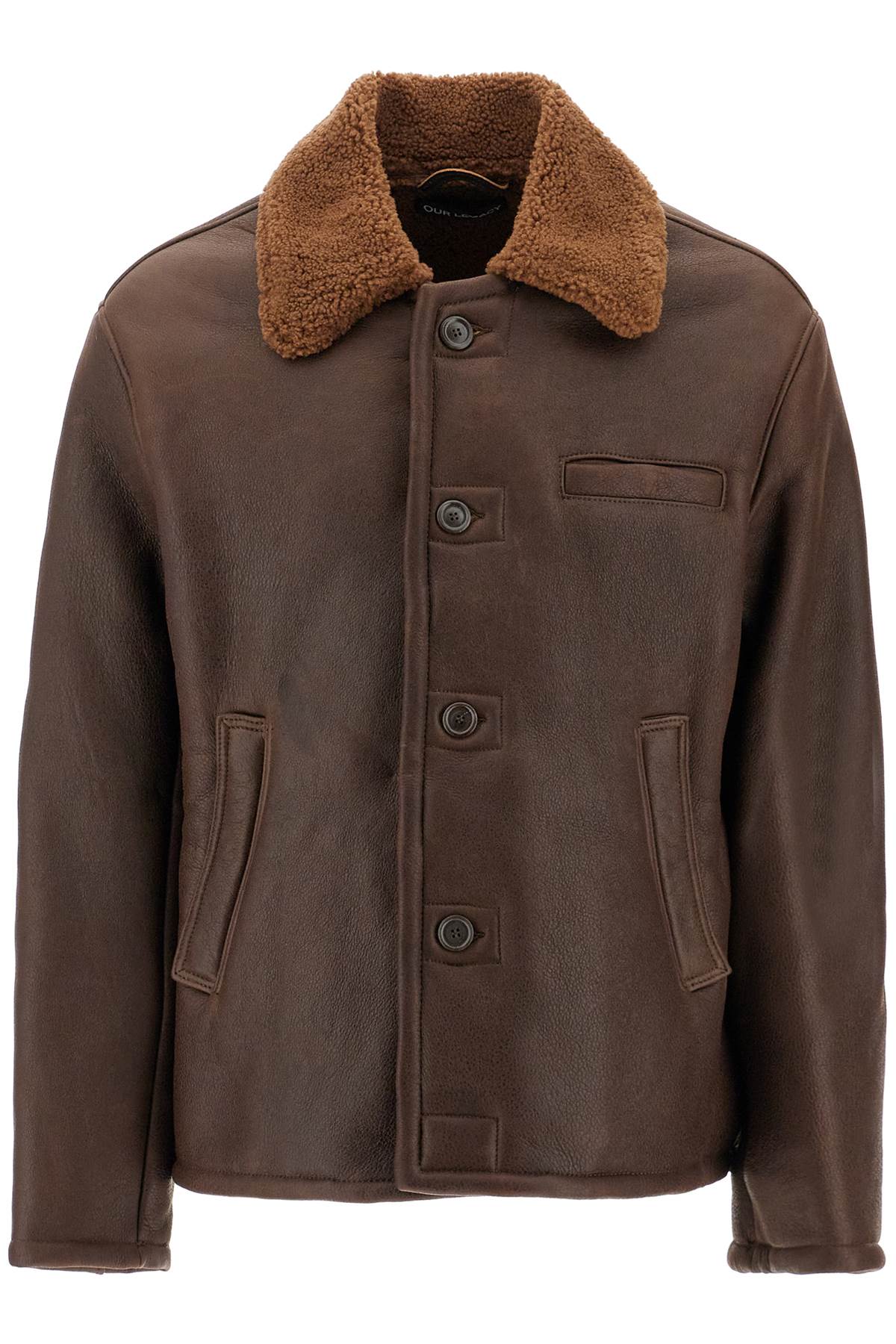 Alaska Shearling Jacket  - Brown