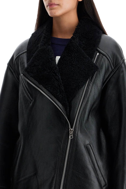 Shearling Adelina  - Black