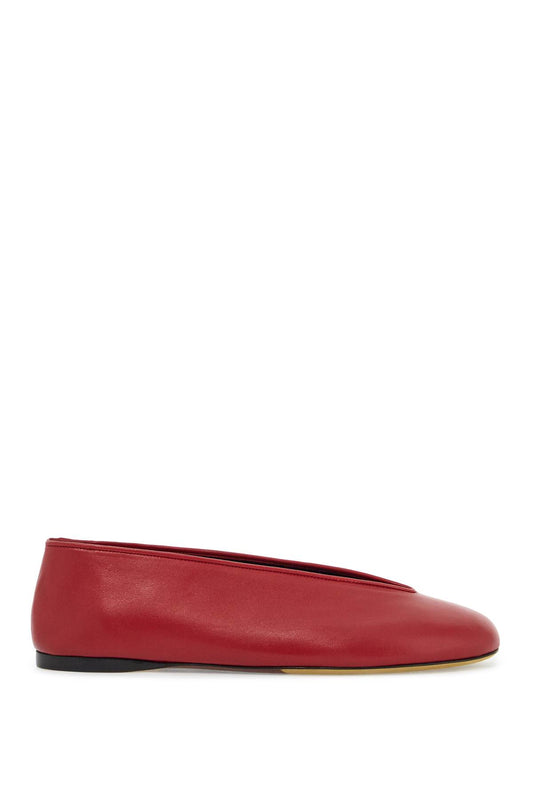 Nappa Leather Duck Baller  - Red