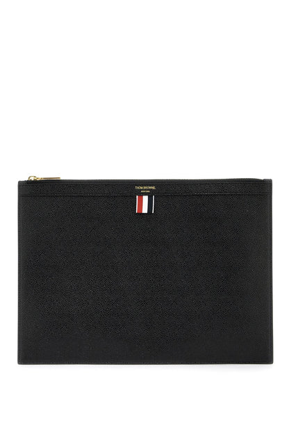 Leather Medium Document Holder  - Black