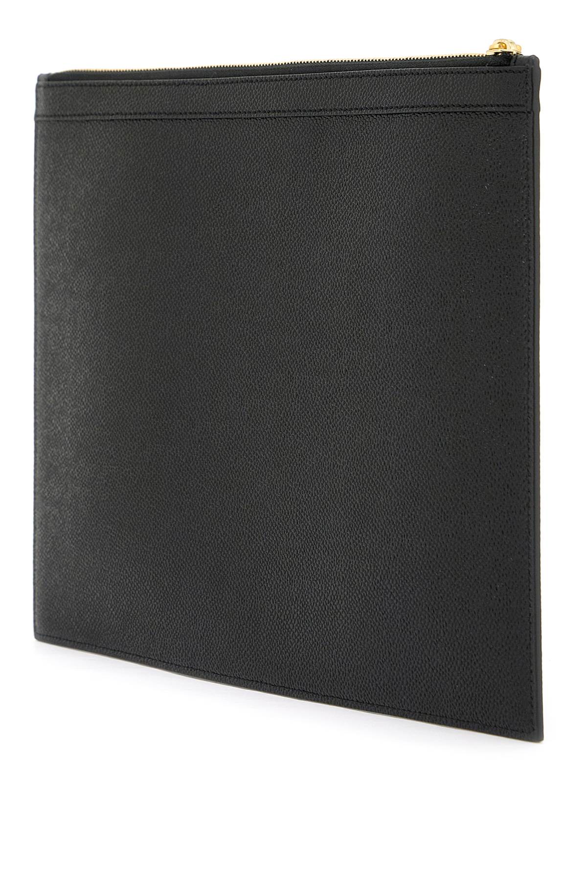 Leather Medium Document Holder  - Black