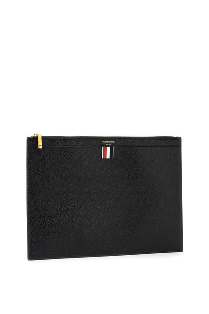 Leather Medium Document Holder  - Black