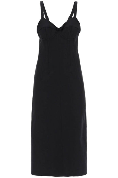 Magma Bustier Dress  - Black