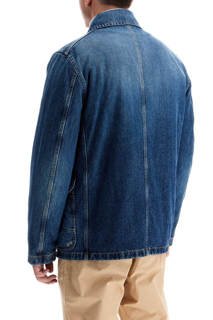 Denim Jacket With 4 Hooks  - Blue