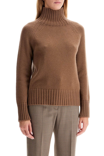 'mantova' Boxy Wool And Cash  - Brown