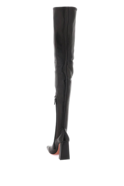 Marine Thigh High Boots  - Nero