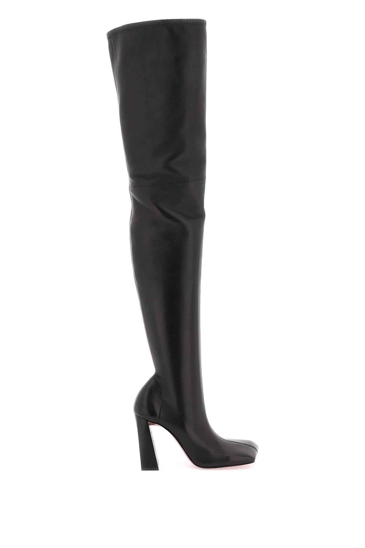 Marine Thigh High Boots  - Nero