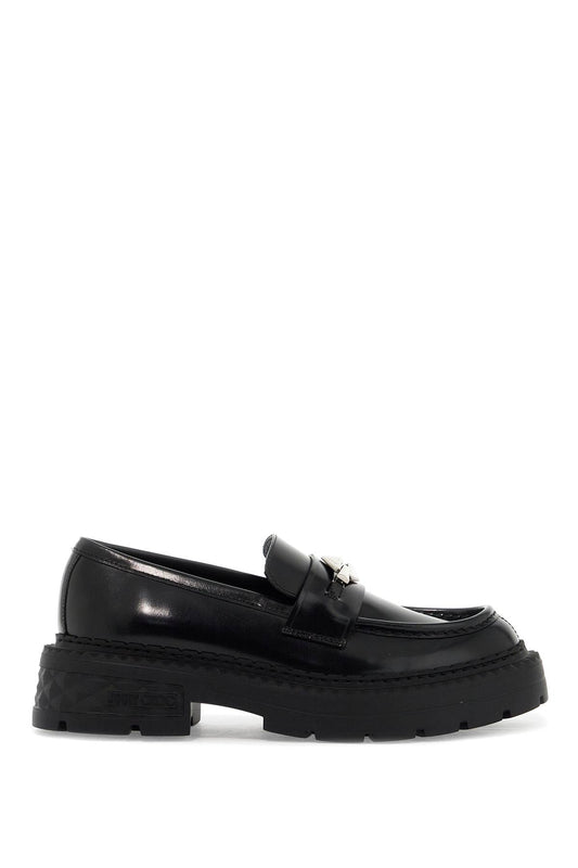 Marlow Leather Loafers In  - Nero