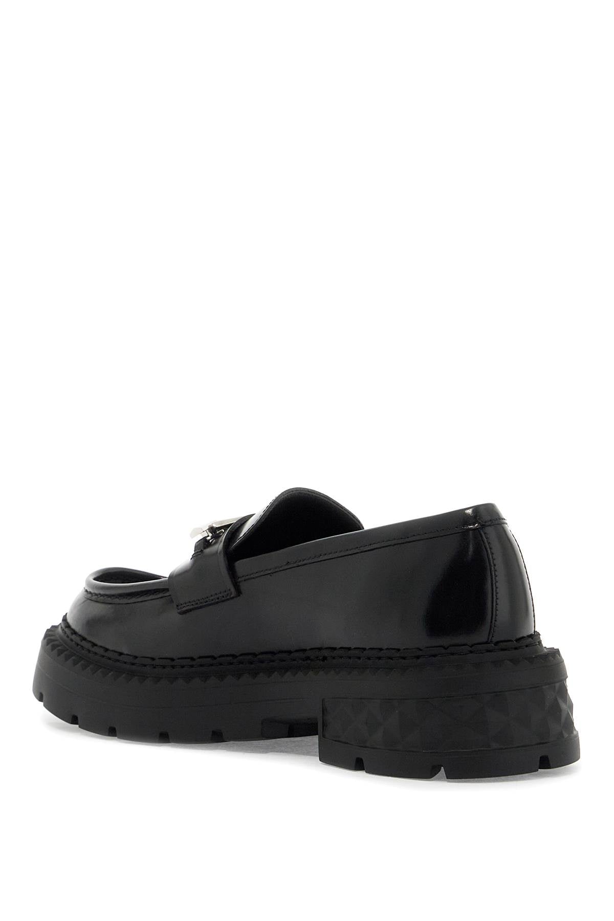 Marlow Leather Loafers In  - Nero