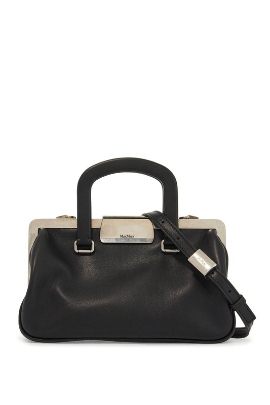 Small Leather Handbag  - Black