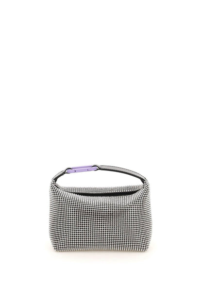 Crystal Mesh Moonbag  - Argento