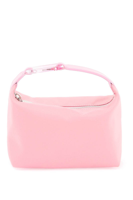 Satin Mini Moon Bag  - Viola