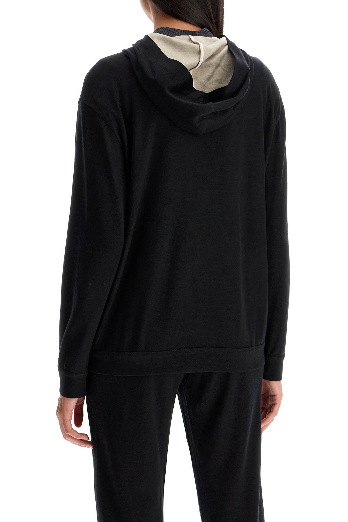 "sweatshirt With Precious  - Black