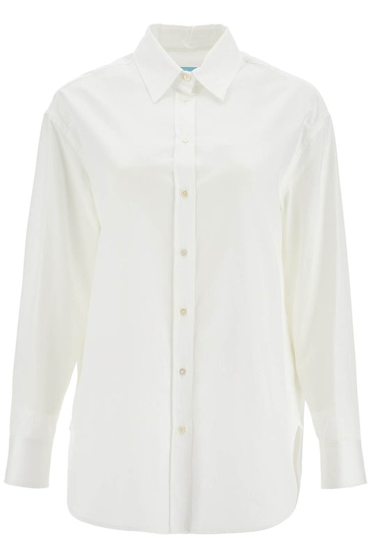 "joyroad By Lucy Hale X Weekend Max Mara Oversized Twill Shirt  - White