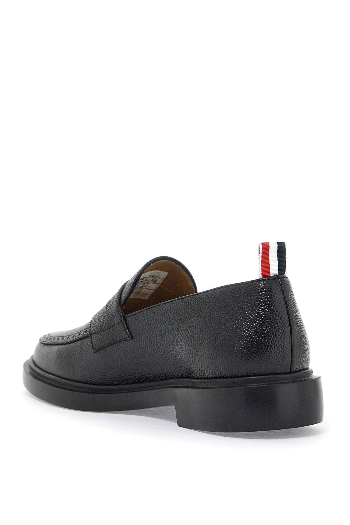 Leather Loafers  - Black