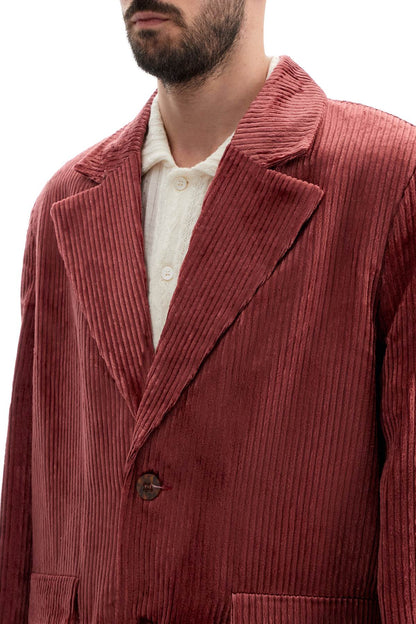 Corduroy Blazer For Men  - Pink