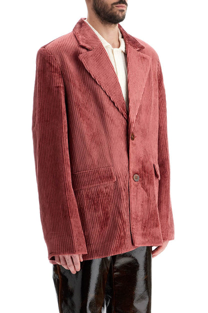 Corduroy Blazer For Men  - Pink