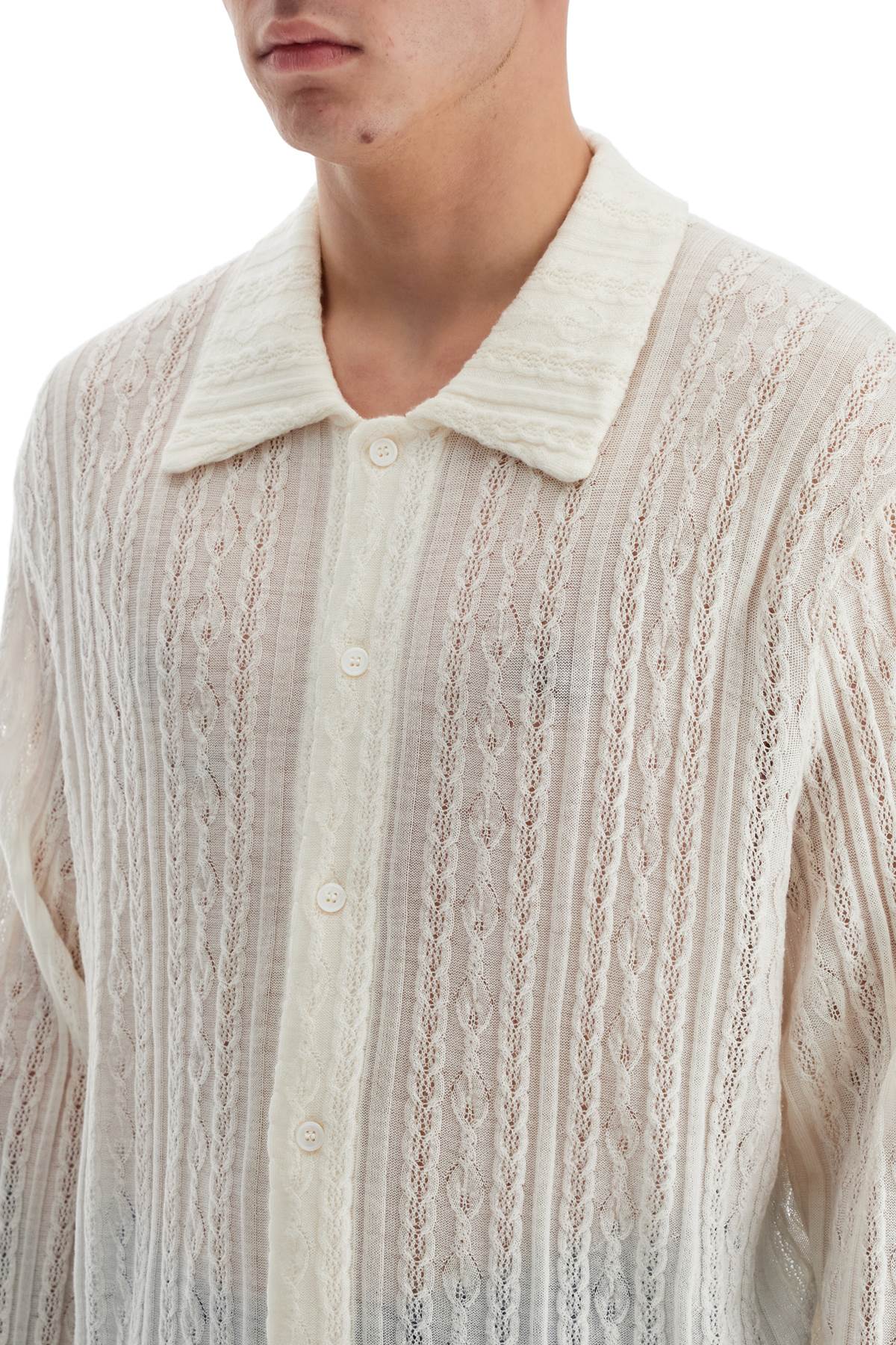 'riku Merino Wool Shirt  - White