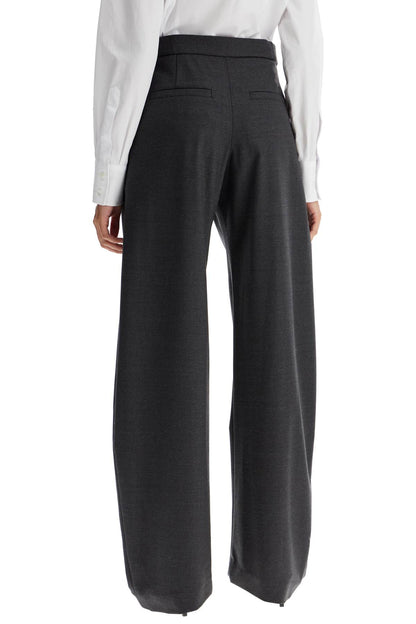 Stretch Wool Trousers For Men/w  - Grey