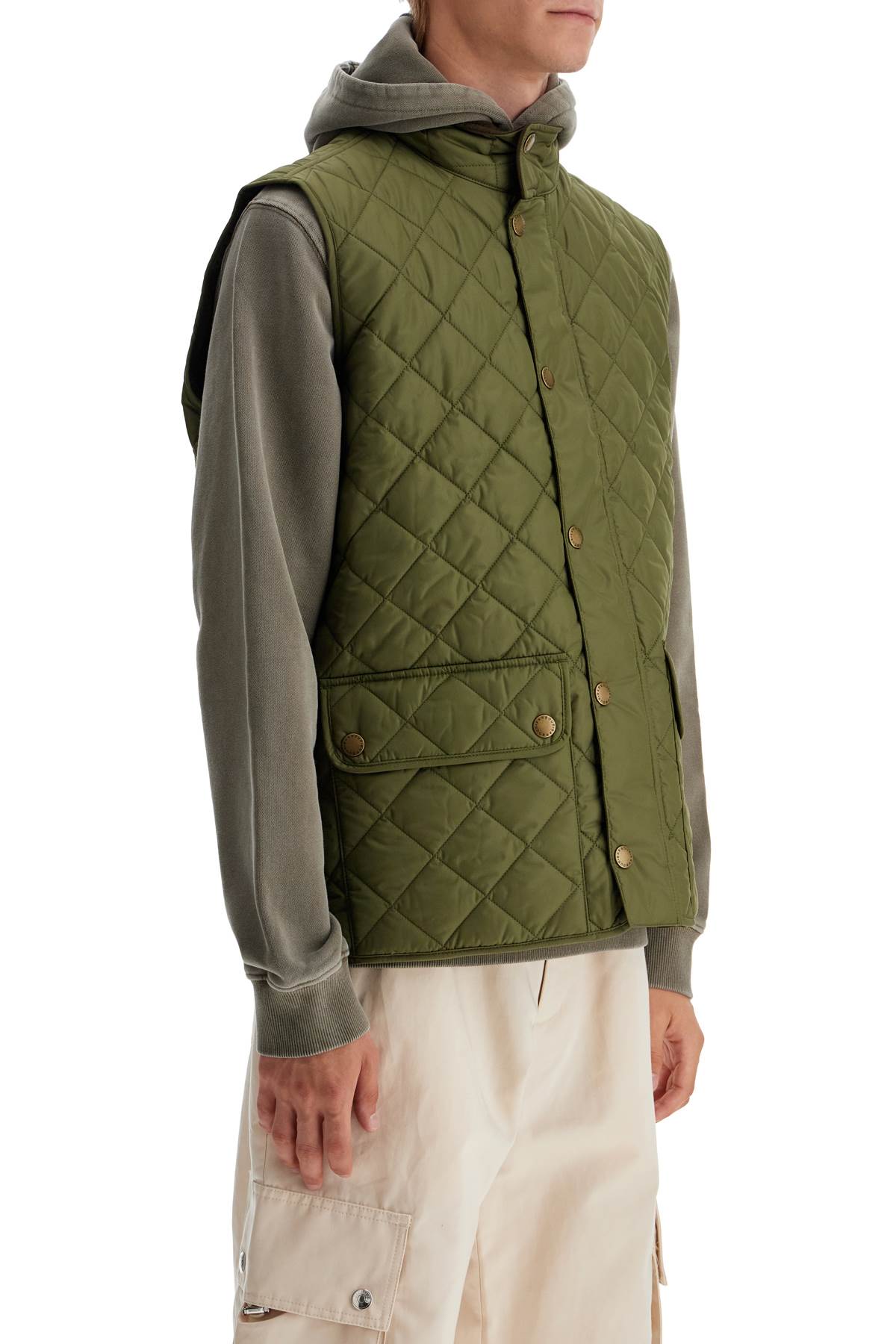 Lowerdale Quilted Vest  - Green