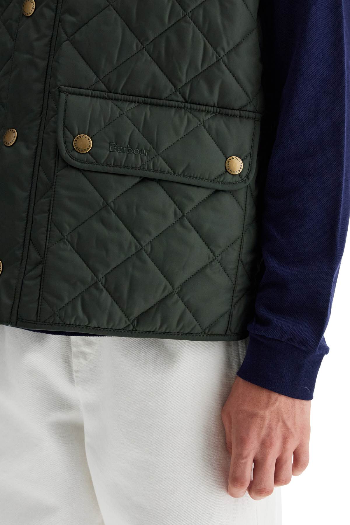 Lowerdale Quilted Vest  - Green