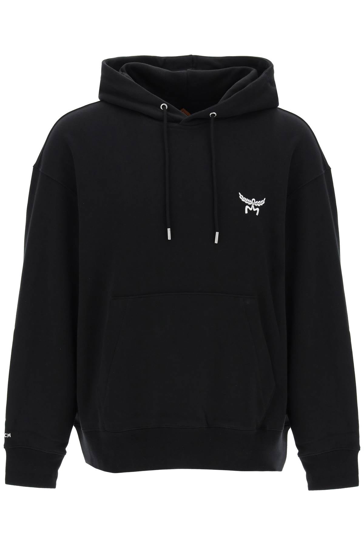 Hooded Sweatshirt With  - Black