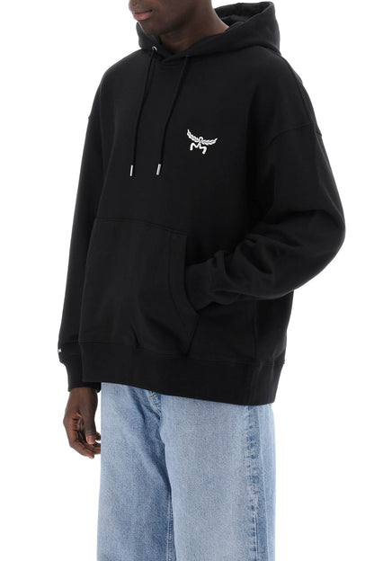 Hooded Sweatshirt With  - Black