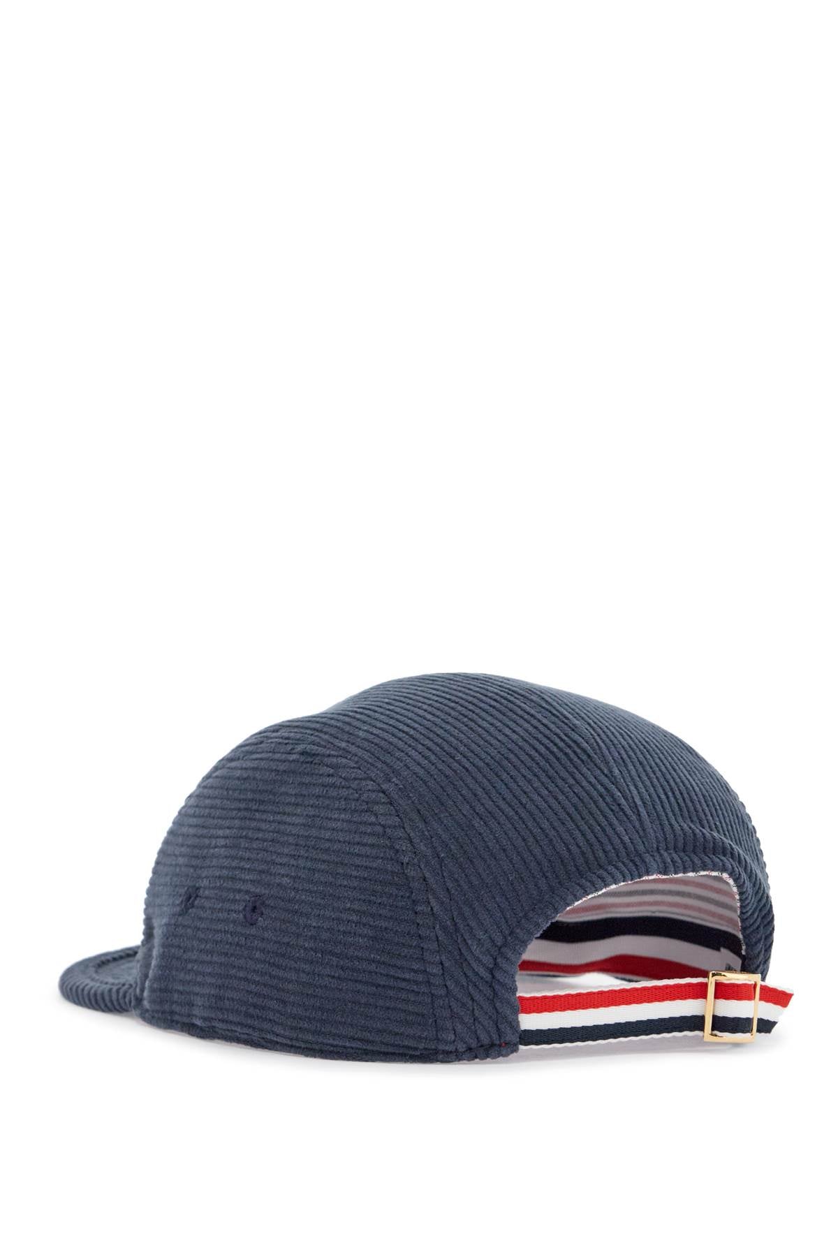 Velvet Baseball Cap With Seven  - Blue