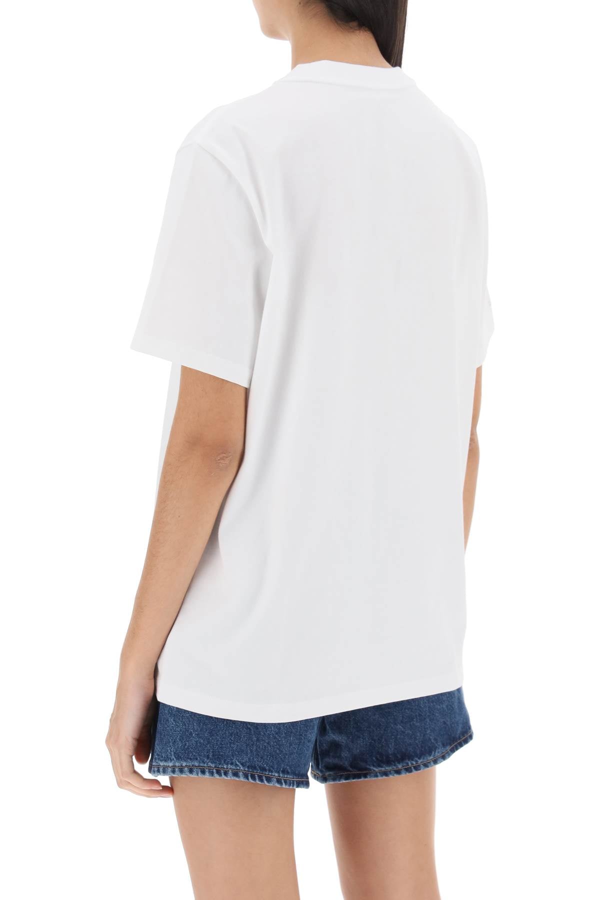 Laurel Crew-neck T-shirt  - White