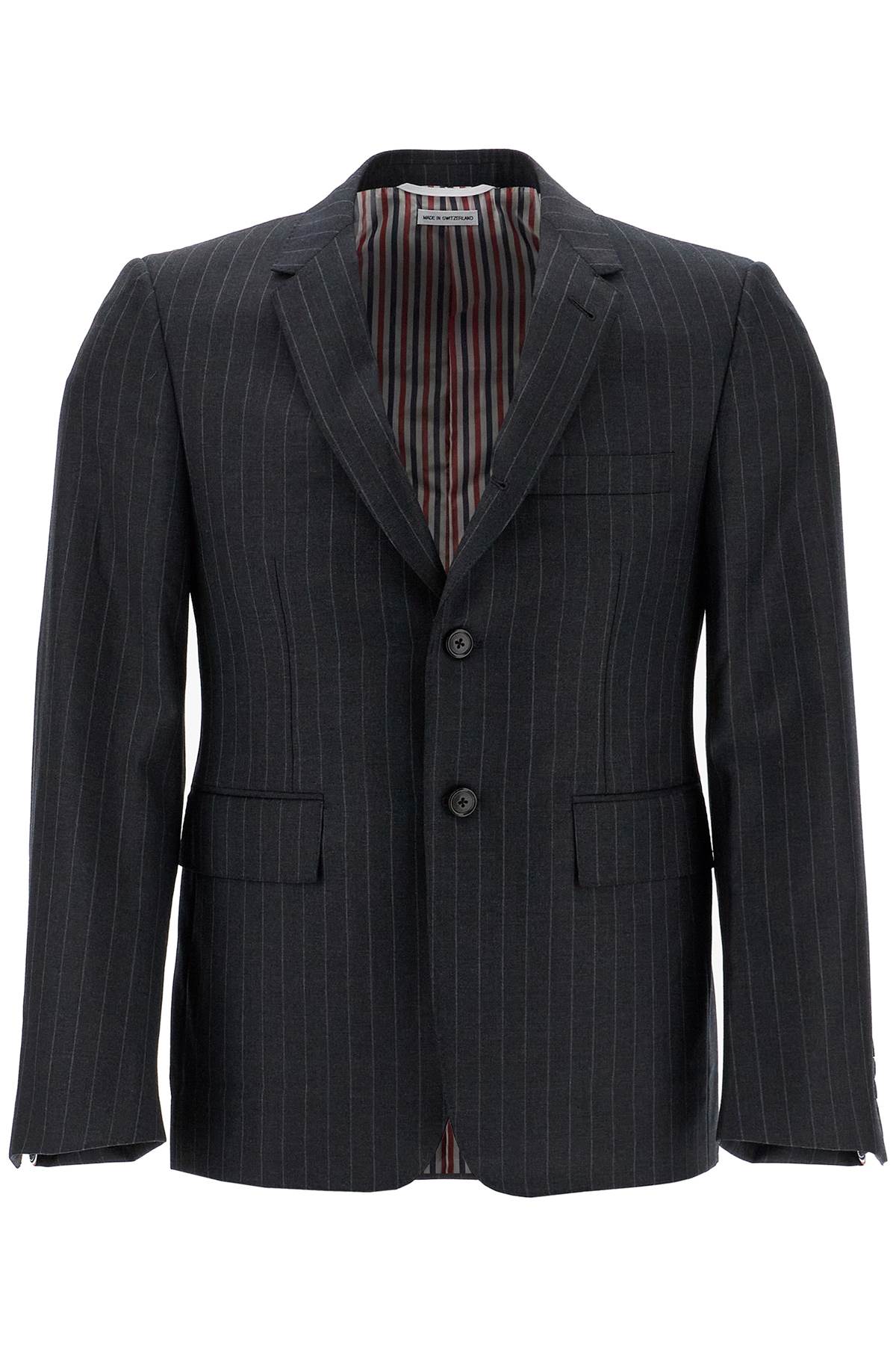 Woolen Pinstripe  - Grey