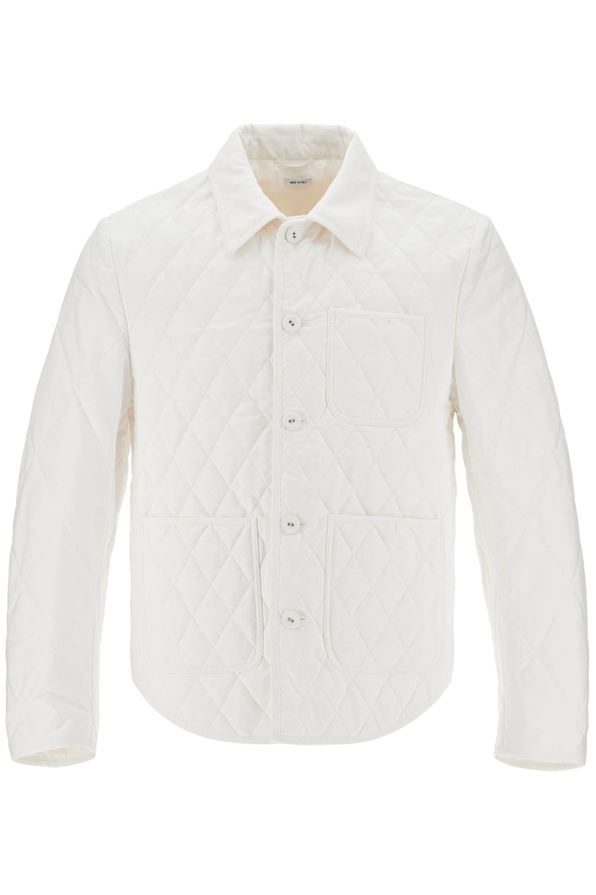 Lightweight Quilted Cotton Jacket  - White