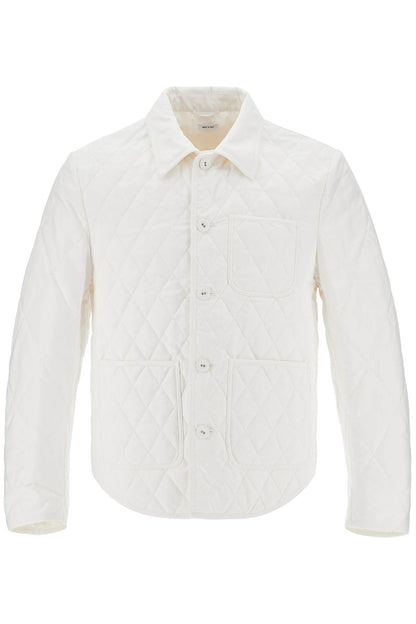 Lightweight Quilted Cotton Jacket  - White